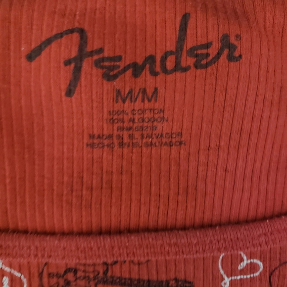 Fender Guitar Babydoll Shirt Size Medium - Picture 11 of 11